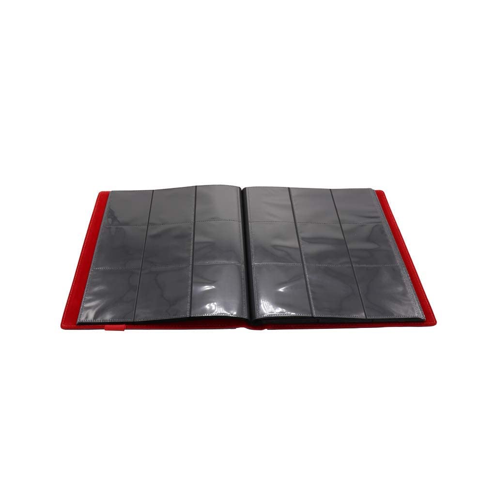 Dex Protection Card Binder 9 | Stores 360 Gaming Cards | Includes 20 Side Loading Card Pages | 9 Card Page Format |Band Closure | Smooth Matte Padded