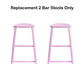 Replacement Part for Barbie Doll Dreamhouse Dollhouse Playset HMX10 - Replacement 2 Pink Barstools