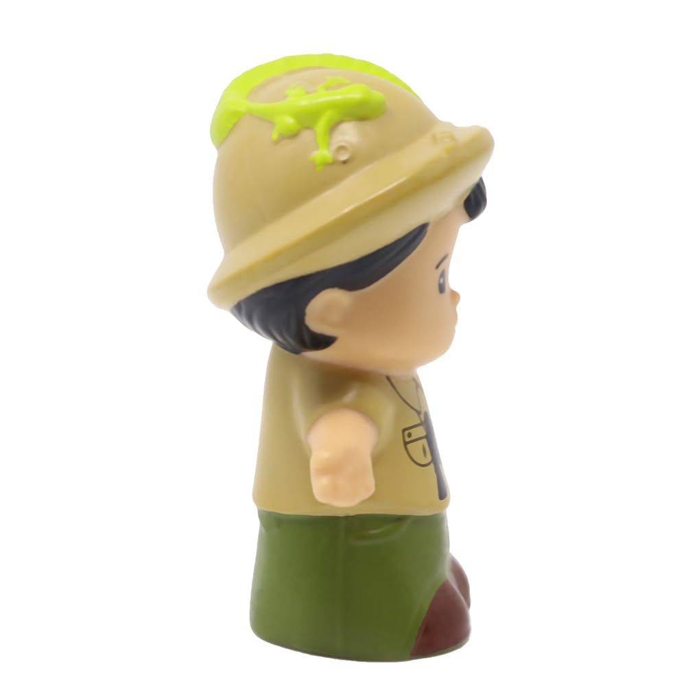 Fisher-Price Replacement Part for Collectible Little People Musical Zoo Safari Train Playset M0532 - Replacement Guide Koby Figure - Wearing Khaki