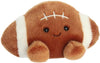 Aurora® Adorable Palm Pals™ Tackle Football™ Stuffed Animal - Pocket-Sized Play - Collectable Fun - Brown 5 Inches