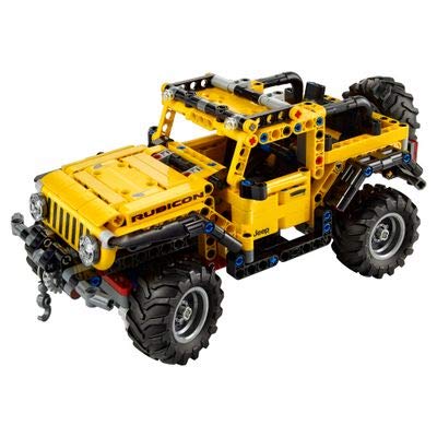 LEGO Technic Jeep Wrangler 4x4 Toy Car 42122 Model Building Kit - All Terrain Off Roader SUV Set, Authentic and Functional Design, STEM Birthday Gift