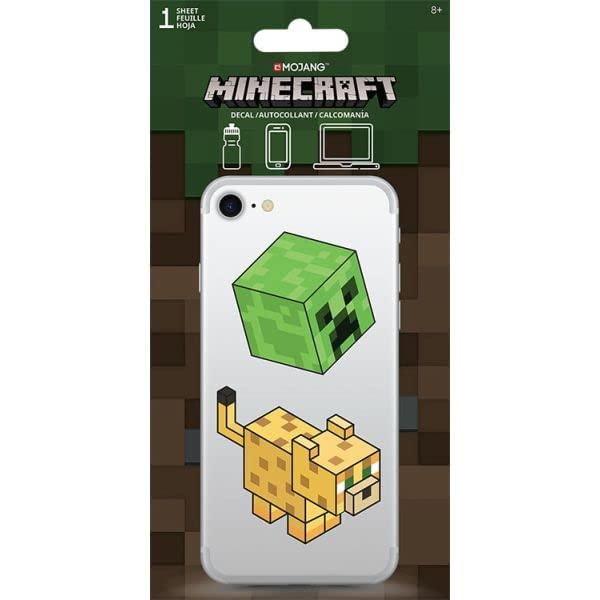Minecraft Sketchbook Set for Kids, Toddlers ~ 3 Pc Bundle with Minecraft Decals, and More (Drawing Pad Activity Kit)