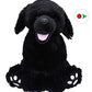 Stuffems Toy Shop Record Your Own Plush 16 inch Black Lab - Ready to Love in A Few Easy Steps