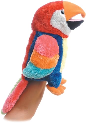Aurora® Interactive Hand Puppet Petey™ Stuffed Animal - Storytelling Adventures - Playful Learning - Multicolor 12 Inches
