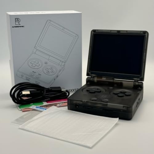 Marryoo RG35XXSP Flip Portable Handheld Game Console 3.5inches IPS Screen Clamshell Retro Game Player, Linux System Include 64GB TF Card 3300mAh