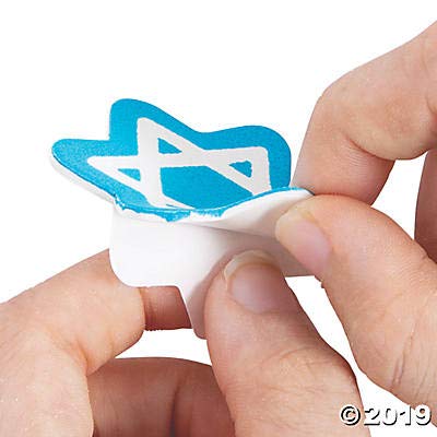 Paper Plate Menorah Craft Kit - Makes 6 - Hanukkah Crafts for Kids and Fun Home Activities