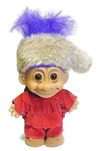 Troll Doll Russ Vintage Frontier Mountain Boone Crocket Coon Hat