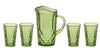 Melody Jane Dollhouse Emerald Green Jug & Glasses Set Chrysnbon Accessory
