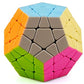 CuberSpeed 12-Side 3x3 Pentagonal Dodecahedron Tank Minx Speed Cube Puzzle Dodecahedron Magic Cube Puzzle Toy