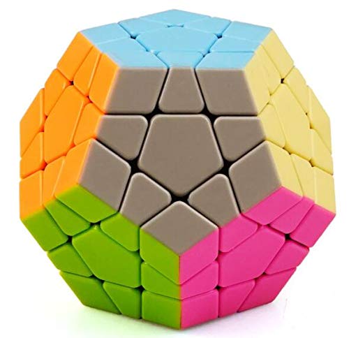CuberSpeed 12-Side 3x3 Pentagonal Dodecahedron Tank Minx Speed Cube Puzzle Dodecahedron Magic Cube Puzzle Toy