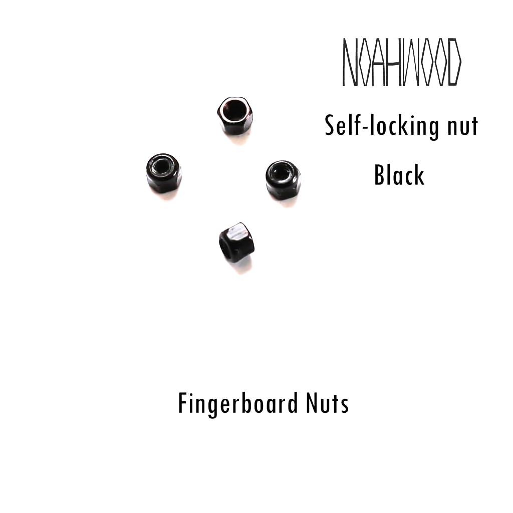 NOAHWOOD DIY Pro Fingerboard Truck 35mm (Silver Baseplate + Black Hanger) Ark Truck iiG