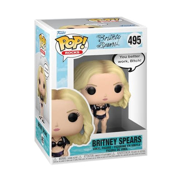 Funko Pop! Sayings: Britney Spears - Work B!tch - Collectable Vinyl Figure - Gift Idea - Official Merchandise - Toys for Kids & Adults - Ad Icons Fans