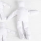 Factory Direct Craft Group of 4 Cloth Doll Body Blank Models - Pre-Stuffed Natural Muslin Doll Bodies for Making Therapy Reiki Energy Dolls, Angels