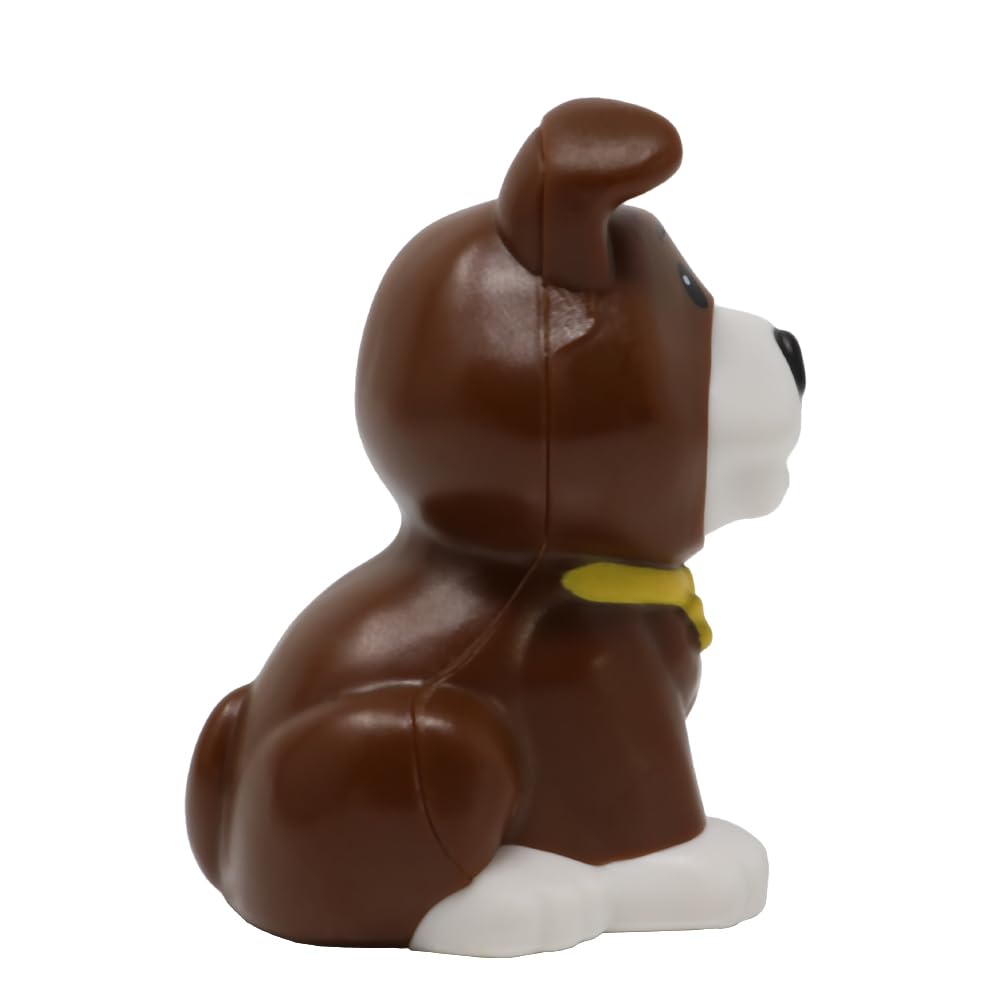 Fisher-Price Replacement Part for Collectible Little People Alphabet Fun Zoo Safari Farm Playset JGR92 - Replacement Letter D Brown Puppy Dog Figure