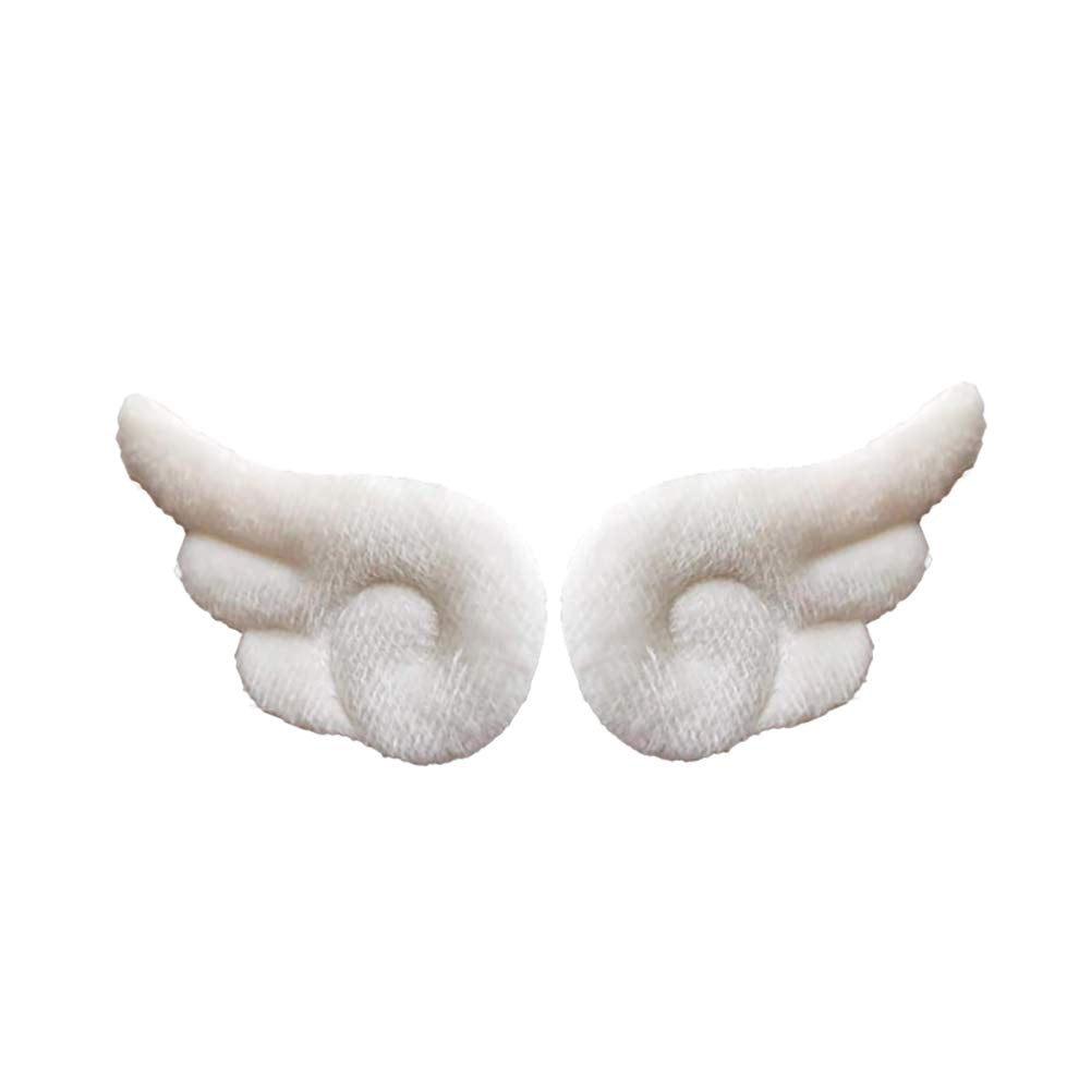 GSHLLO 20 Pcs Cute Kawaii Plush Angel Wings for DIY Crafts Hair Accessories