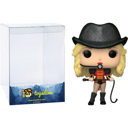 Funko Britney S p e a r s (Chase): P o p ! Rocks Vinyl Figurine Bundle with 1 Compatible 'ToysDiva' Graphic Protector (262-61435 - B/A)