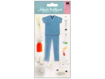 EK Success Le Grande Dimensional Stickers-Nurse