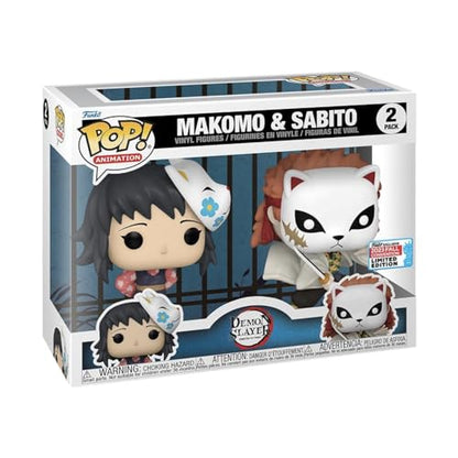 Funko Pop! Demon Slayer Makomo & Sabito 2-Pack (2023 Fall Convention Limited Edition)