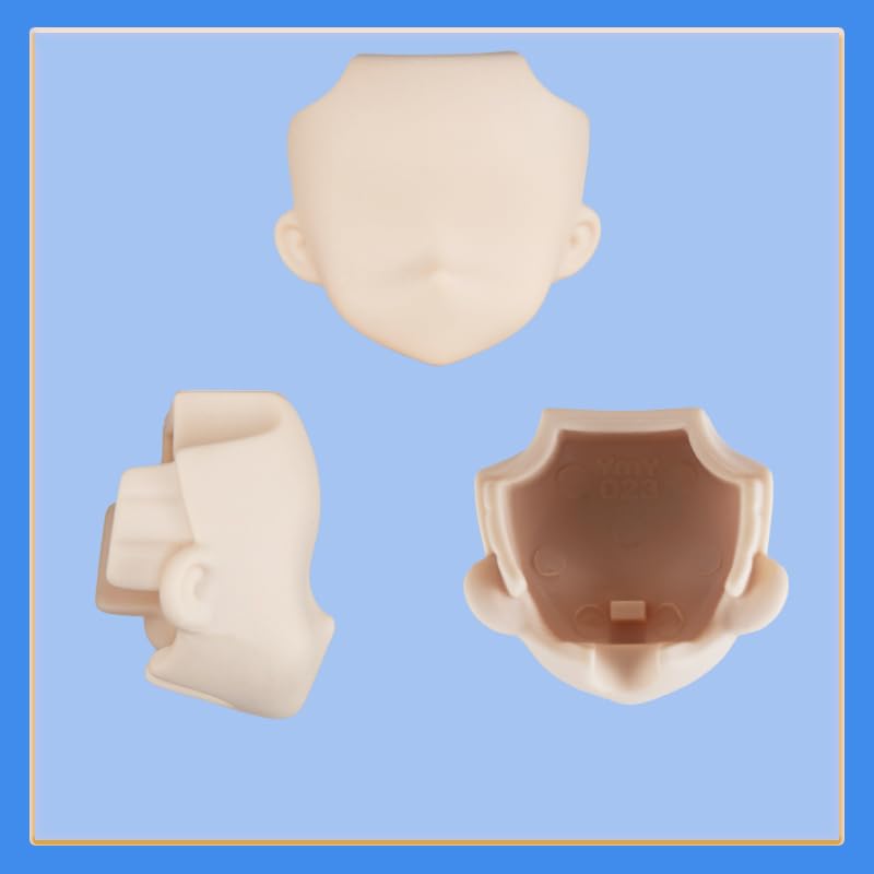 XiDonDon YMY23 YMY25 Male Body Doll Face for Jointed SD BJD Doll ob22,ob24 GSC Replacement Body Dolls Accessories (23 White)