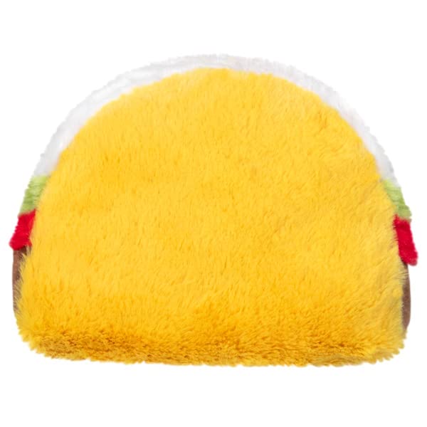 Squishable - Snugglemi Snackers Taco - Comfort Food Collection - 6 in - Soft Toy Collectible Stuffed Animal - Beans