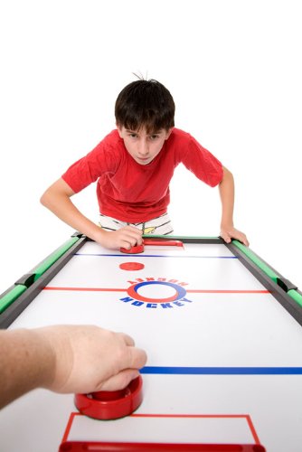 Brybelly Air Hockey Pucks - Accessories for Game Room Gaming Tabletop for Kids & Adults - 2.5 Inch Small - 2 Pucks