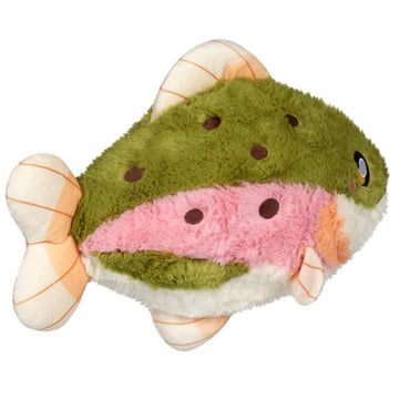 Squishable - Mini Rainbow Trout - Aquatic Collection - 14.5 in - Soft Toy Collectible Stuffed Animal