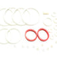 Game Room Guys Gottlieb Alien Star Pinball White Rubber Ring Kit