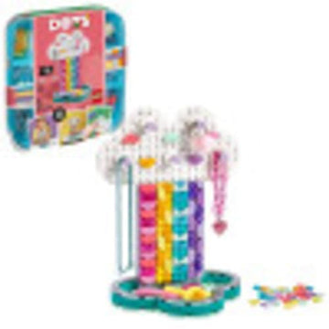 LEGO DOTS Rainbow Jewelry Stand 41905 DIY Craft Decorations Kit, A Fun Toy for Kids who Like Creating Arts and Crafts Bedroom Decor Accessories (213