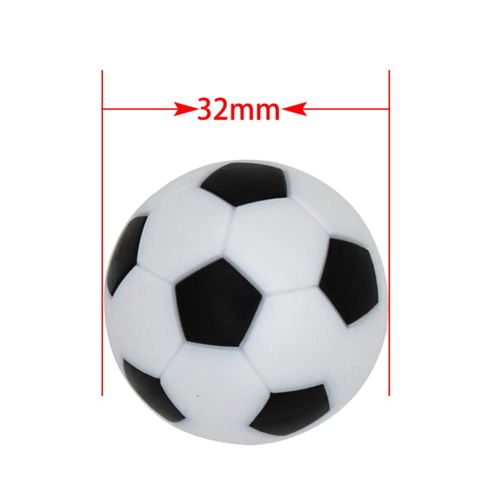 BQSPT 12 Pieces 32mm Foosball Balls Table Football Soccer Replacement Balls Multicolor Official Tabletop Game Accessory 12 Pack