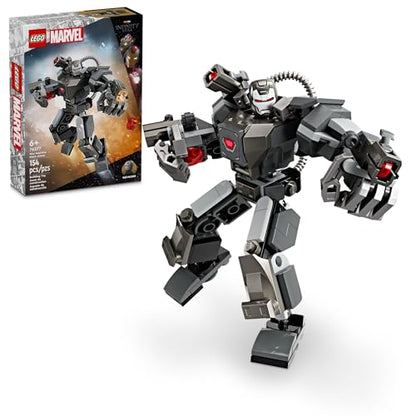 LEGO Marvel War Machine Mech Armor, Buildable Marvel Action Figure Toy for Kids with 3 Stud Shooters, Legendary Character from The MCU, Gift for Boys
