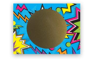 My Scratch Offs 2 in Gold Round Scratch-Off Stickers, 1000 Pack