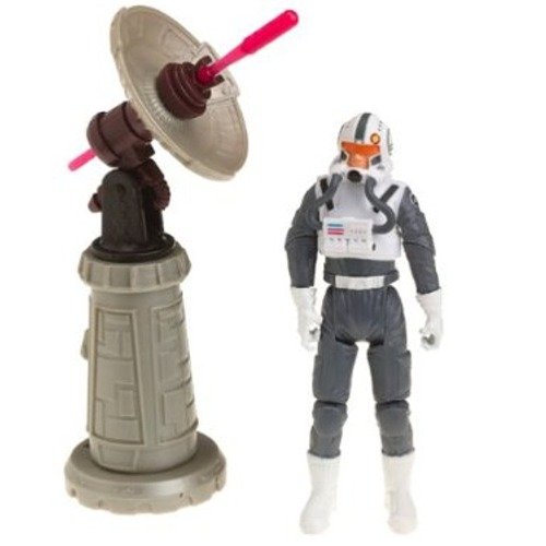 Hasbro Star Wars Episode III 3 Revenge of the Sith CLONE PILOT TROOPER With Firing Cannon Figure #34