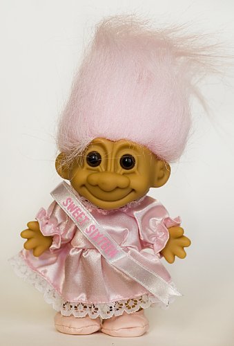 Russ My Lucky Sweet Sixteen Troll Doll (Pink Hair)