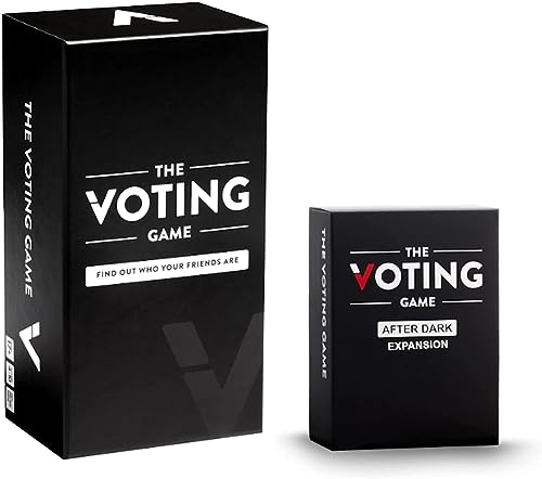 The Voting Game + After Dark Expansion Set - The Hilarious Adult Party Game About Finding Out Who Your Friends are - Perfect Christmas White Elephant