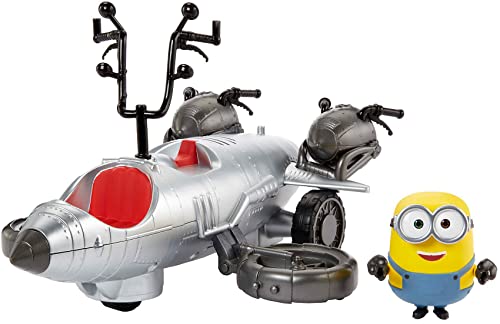 Mattel Minions Wild Rider Remote Control Vehicle with Minion Bob Action Figure, For Kids 4 Years and Older