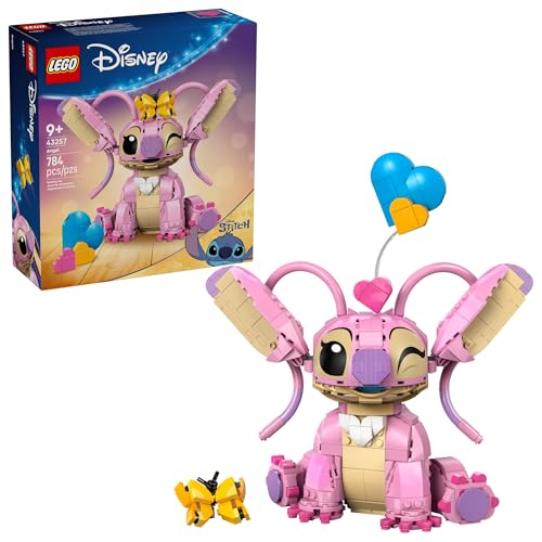 LEGO Disney Angel Lilo & Stitch Kids Toy - Room Decor and Building Set for Girls and Boys, Ages 9+ - Birthday Gift Idea for Young Fans Who Love Stitch