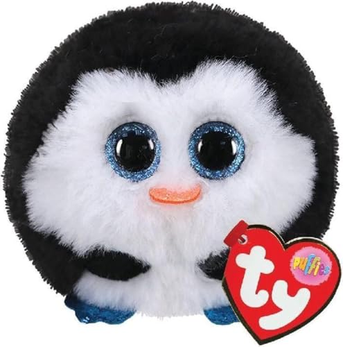 Ty UK Ltd 2005126 Waddles Penguin Puffies Plush Animal, Multicolor, 7cm