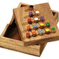 Last Fighter Triangle Strategy IQ Puzzle Game Wooden Solitaire Brain Teaser