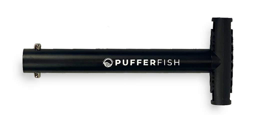 PUFFERFISH Really Big Sand Shovel - Lightweight Collapsible 4 Piece Aluminum Shovel for Beach - Customizable to 3 Different Lengths - Ideal for Sand