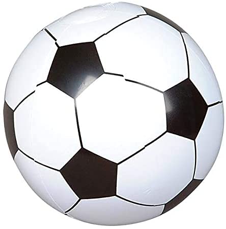 HAPPY DEALS ~ Soccer Beach Ball Inflates | 12 Pack | 9 Inch