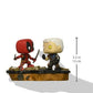 Funko Pop Marvel: Comic Moments-Deadpool Vs. Cable Collectible Figure, Multicolor