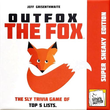 OUTFOX The Fox - Sly Top Five Trivia Party Game by Smirk & Dagger | Ages 10+ | 3-10 Players | 40-60 Min Playtime | 2026 Origins Award Nominee