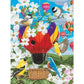 Bits and Pieces - Fancy Fliers Jigsaw Puzzle for Adults - Colorful Birds and Hot Air Balloon Scene by William Vanderdasson (500 Piece Puzzle)