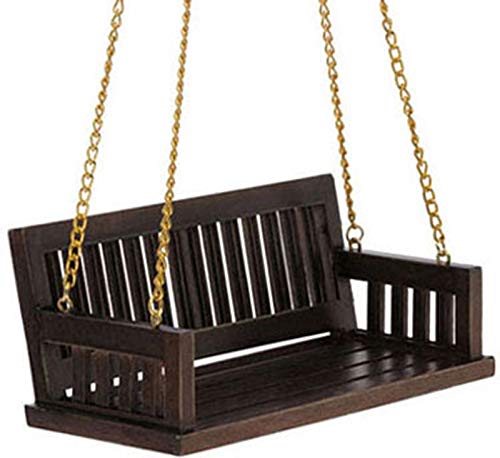 Classics Dollhouse Miniature Porch Swing in Walnut