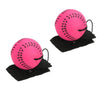 Sndperiexam 2Pcs Rose Red Baseball Bouncy Wrist Balls on a String, Rubber Rebound Wristband Balls Sports Wrist Return Ball on Elastic String