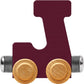 Maple Landmark NameTrains Bright Letter Car J - Made in USA