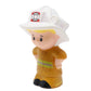 Replacement Part for Fisher-Price Little People Rescue Rig Gift Set Playset - CHG68 ~ Replacement Fireman Eddie Figure ~ Yellow Suit ~ White Hat