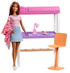 Barbie Doll & Furniture Set, Loft Bed with Transforming Bunk Beds