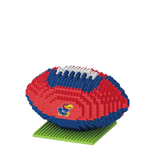 FOCO Kansas Jayhawks NCAA 3D BRXLZ Football Puzzle