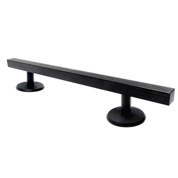 TDHRDHVC 10" Fingerboard Rail - Aluminum Alloy Obstacle with Stabilizing Discs & Non-Slip Base for DIY Skateparks, Cityscapes & Mini Ramp Builders